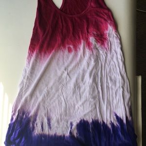 Tie dye tank top size small